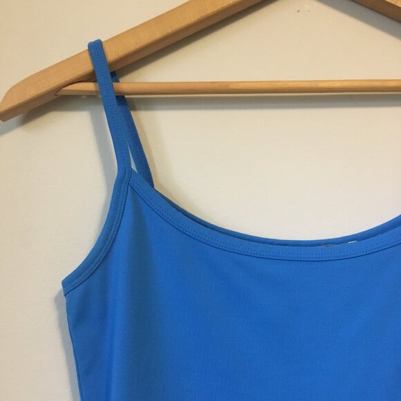 Bright Blue Basic Short Torso Camisole Tank Top - Picture 3 of 15